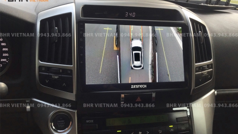 Màn hình DVD Android liền camera 360 xe Toyota Land Cruiser 2008 - 2015 | Zestech Z800 Pro+